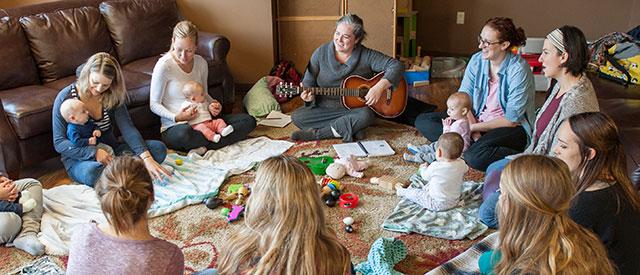 Carroll University music therapy class