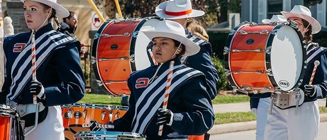 Marching Band drummers